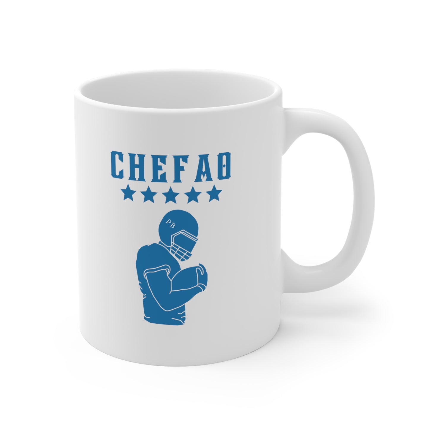 Chefao Preston: The Ultimate Performer I, White Coffee Mug, 11oz