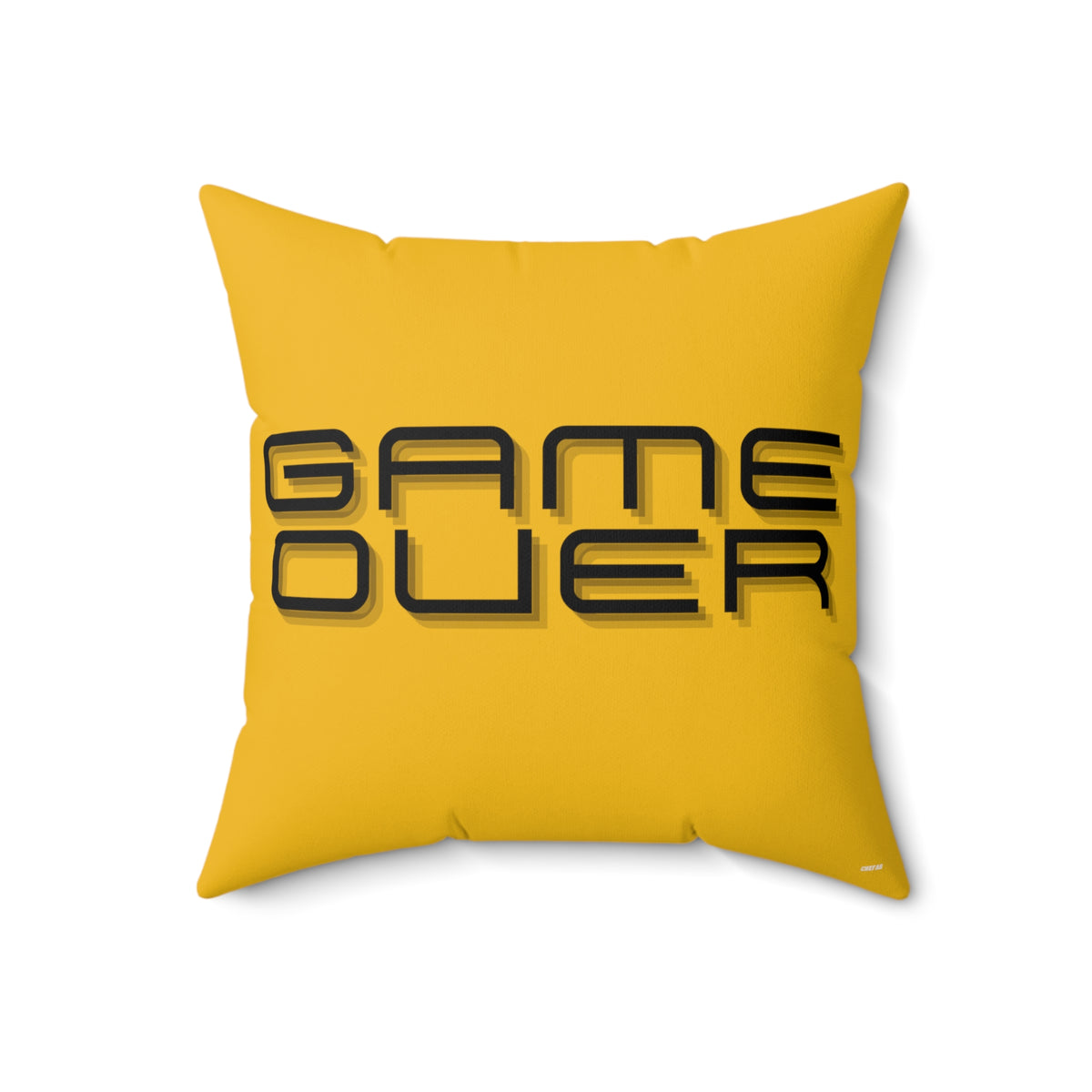 Start-Gameover, Spun Polyester Square Pillow