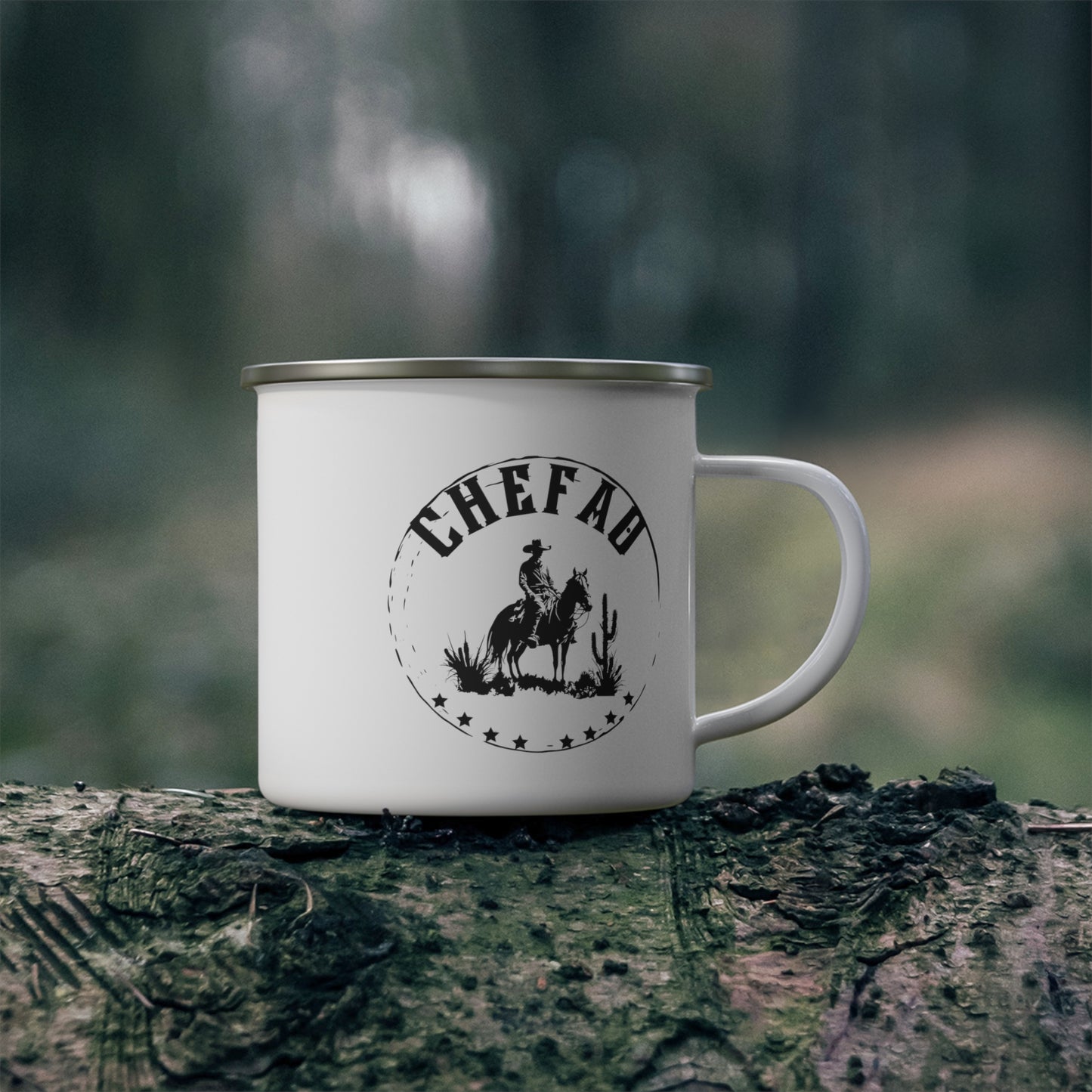 Chefao Cowboy I, Enamel Camping Mug