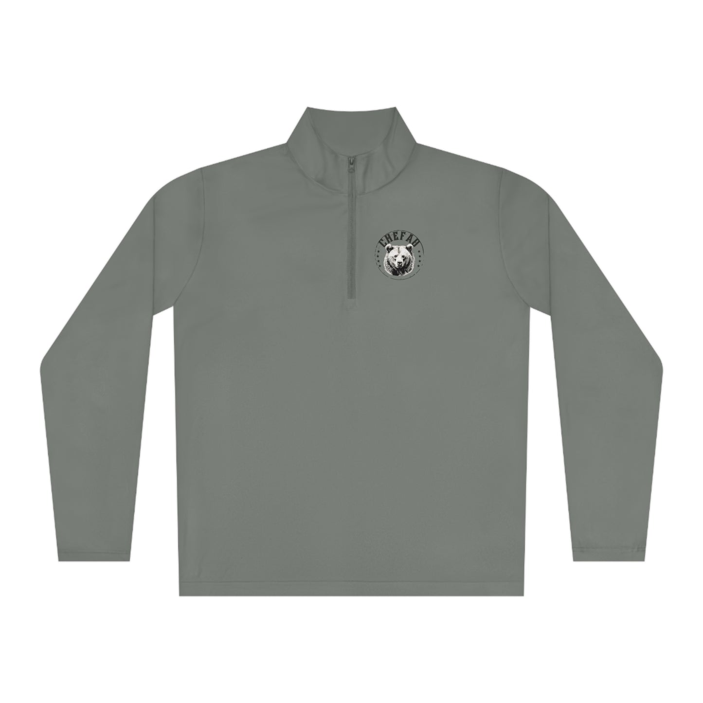 Chefao Bear I, Unisex Quarter-Zip Pullover