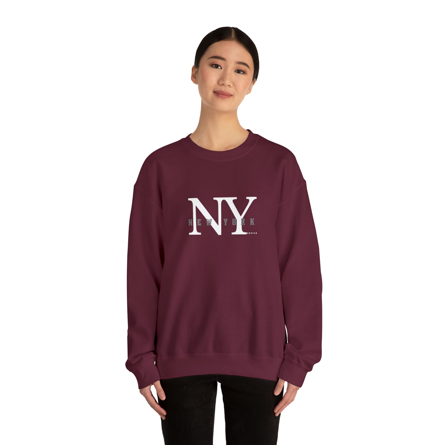 Chefao New York I, Unisex Heavy Blend Crewneck Sweatshirt