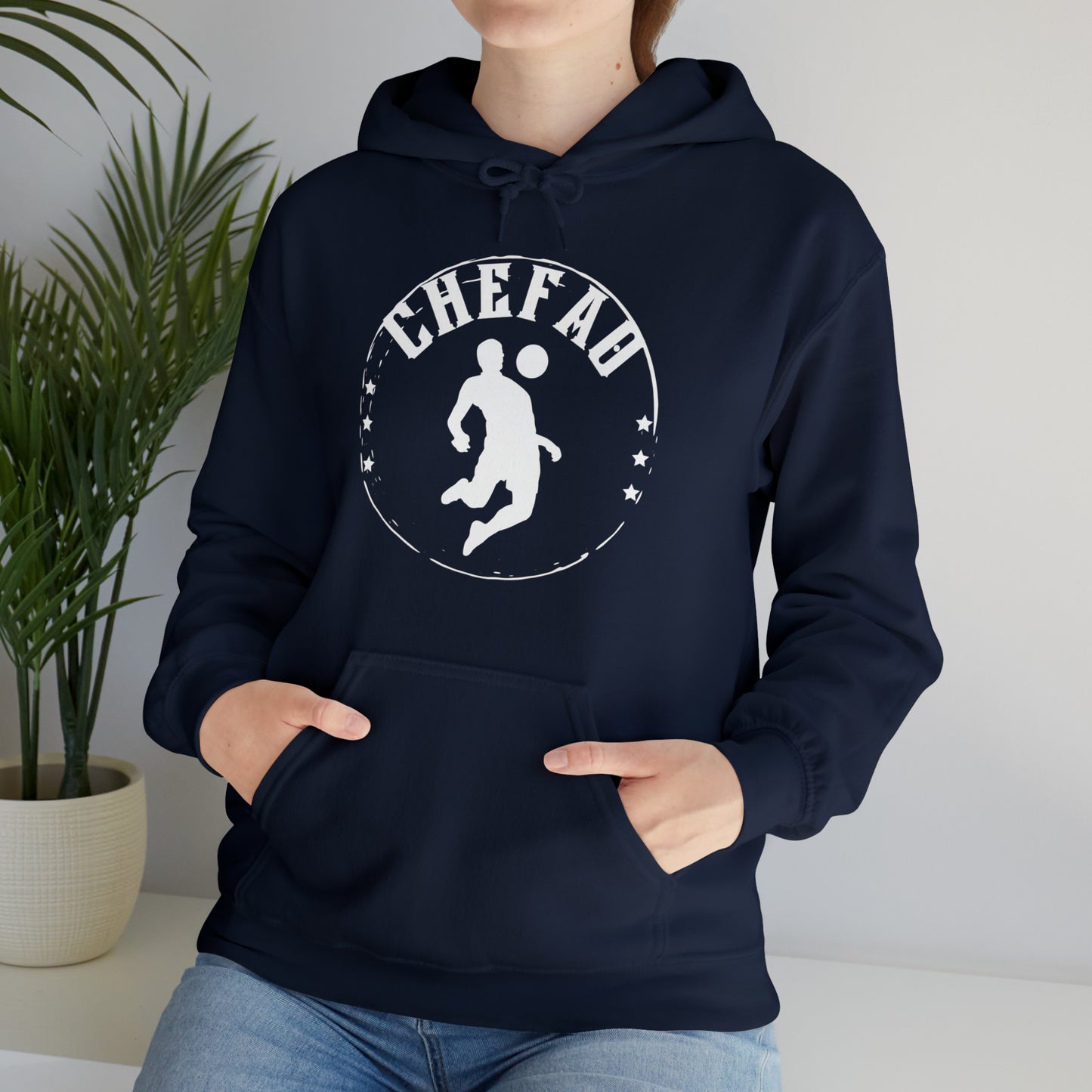 Chefao Soccer IV, Unisex Heavy Blend Hooded Sweatshirt