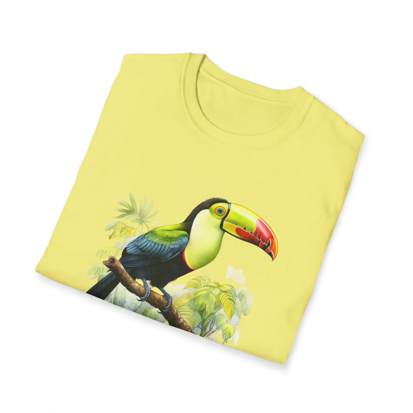 Keel Billed Toucan I,, Unisex Softstyle T-Shirt