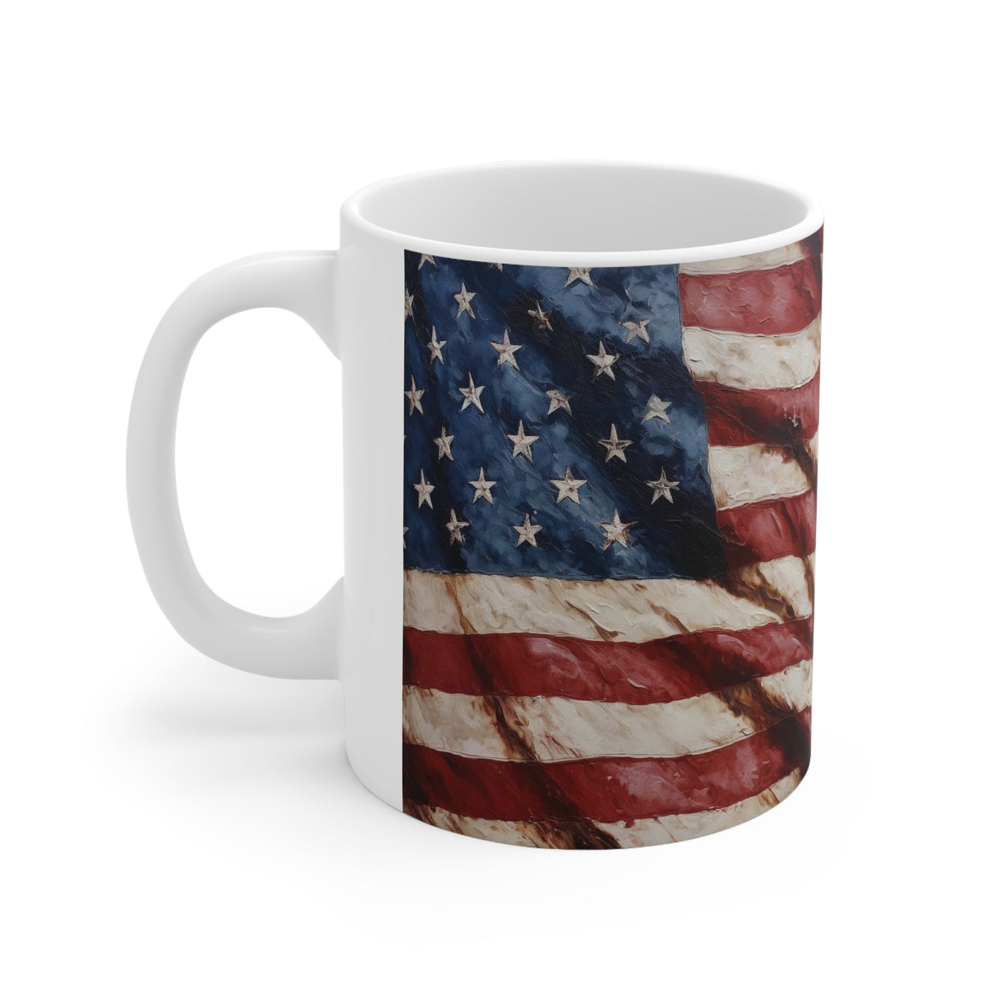 American Flag coffee mug, 11oz