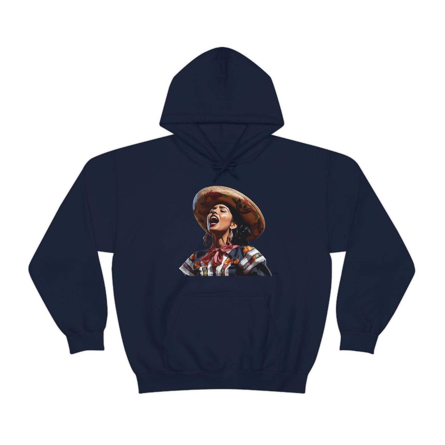 Mariachi Woman, Unisex Heavy Blend Hooded Sweatshirt