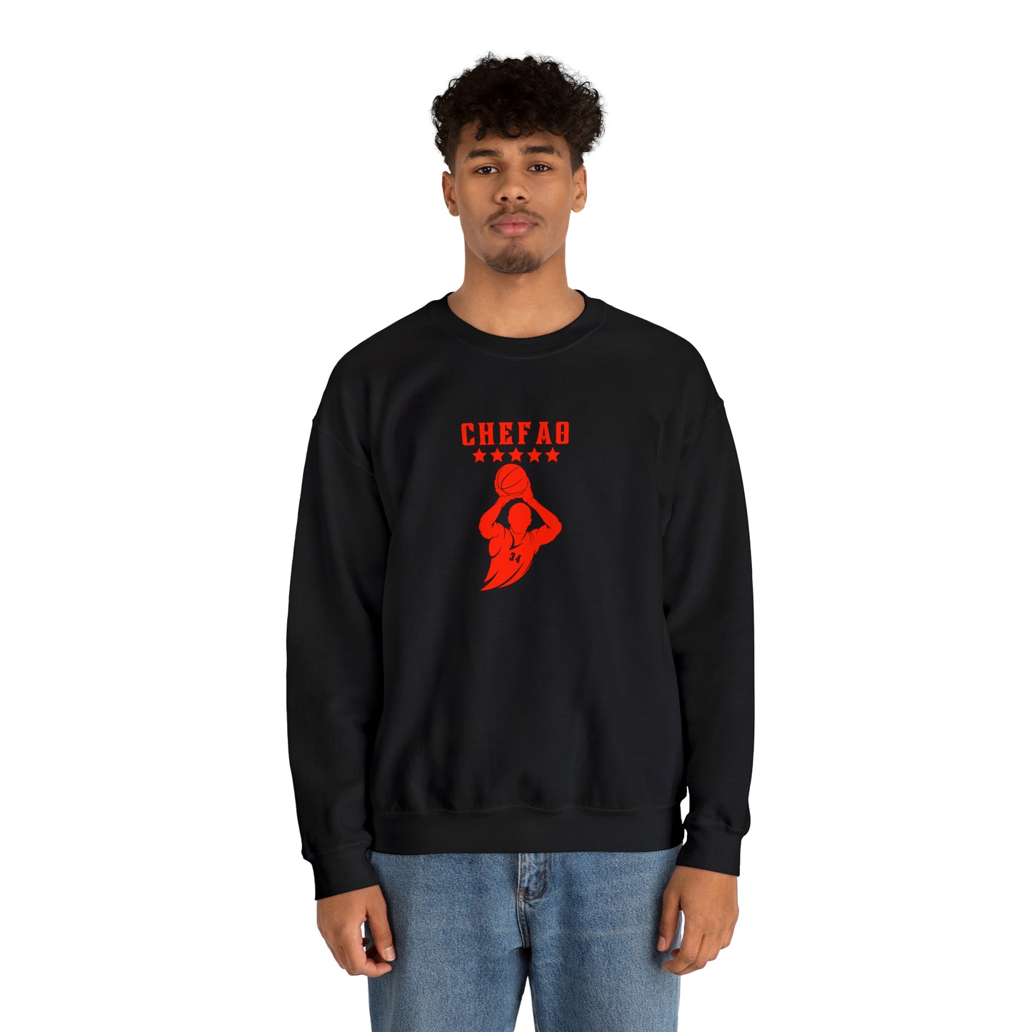 Chefao Basketball Dylan I, Unisex Heavy Blend Crewneck Sweatshirt