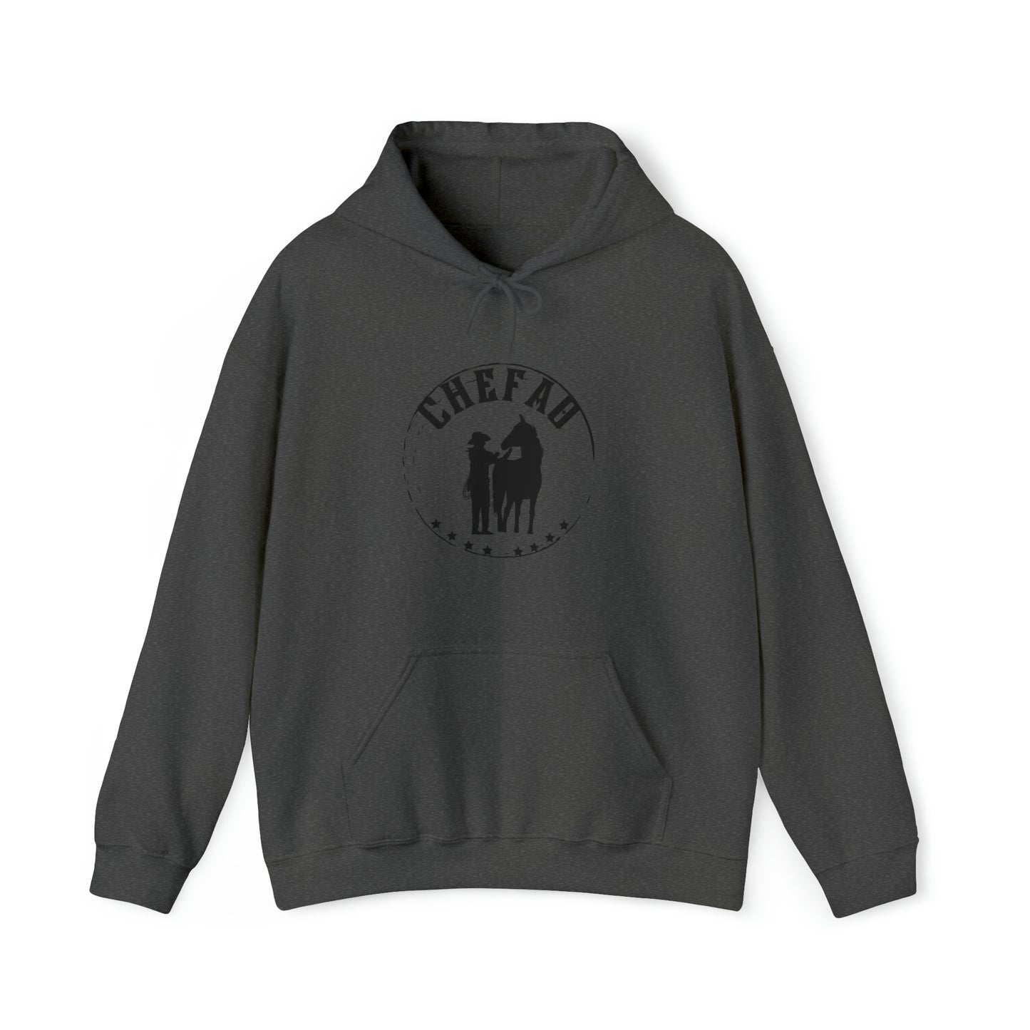 Chefao Cowgirl I, Unisex Heavy Blend Hooded Sweatshirt