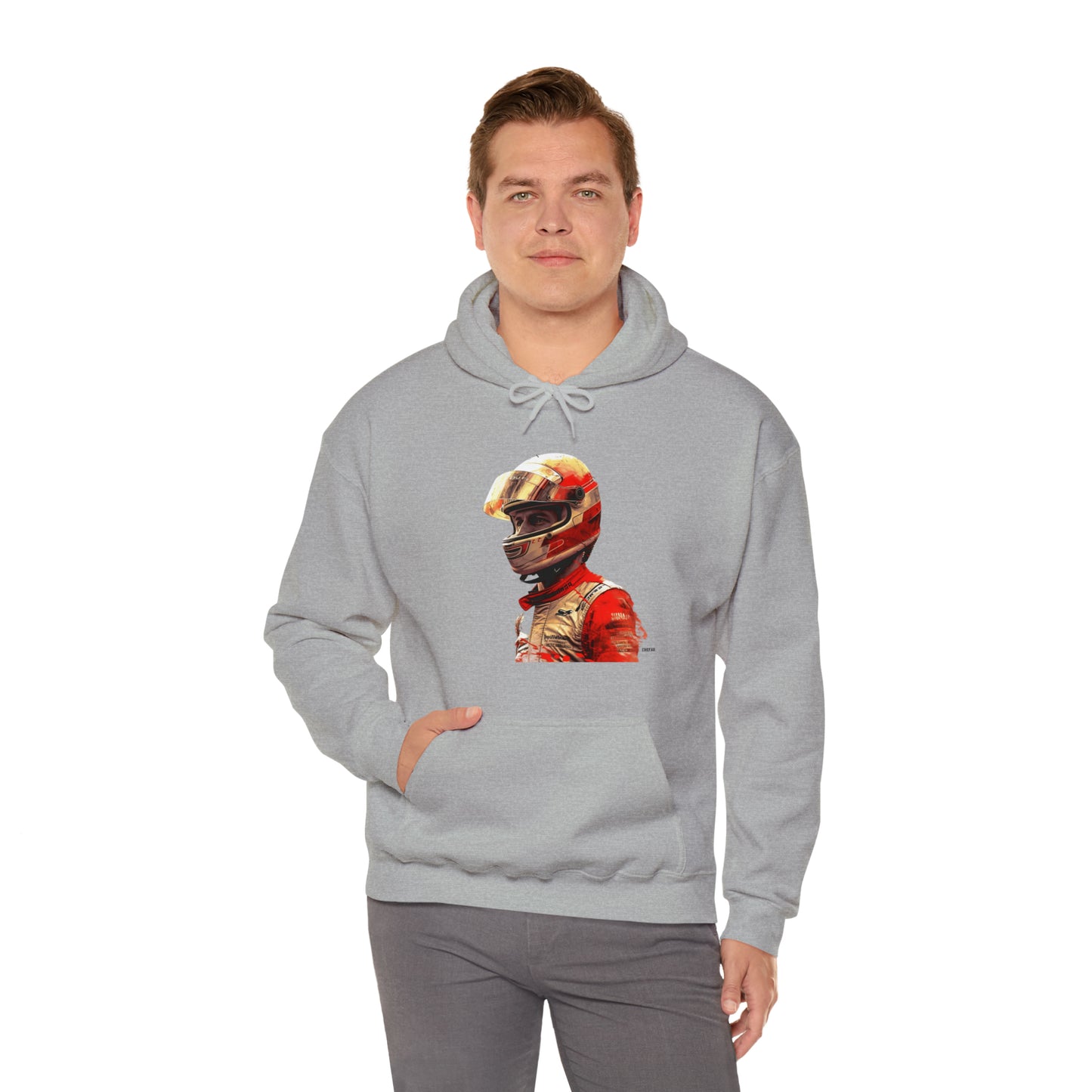 Racecar Driver, Unisex Heavy Blend Hooded Sweatshirt