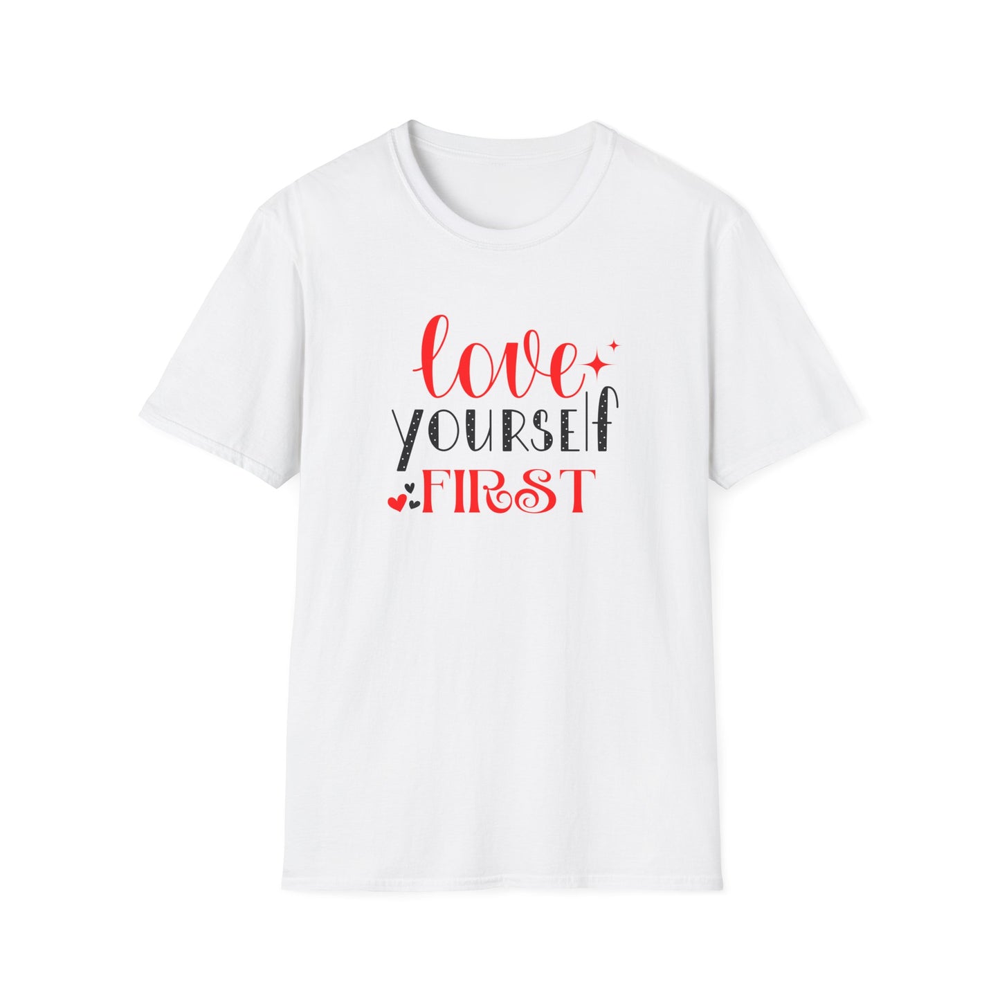 Love Yourself First I, Unisex Softstyle T-Shirt