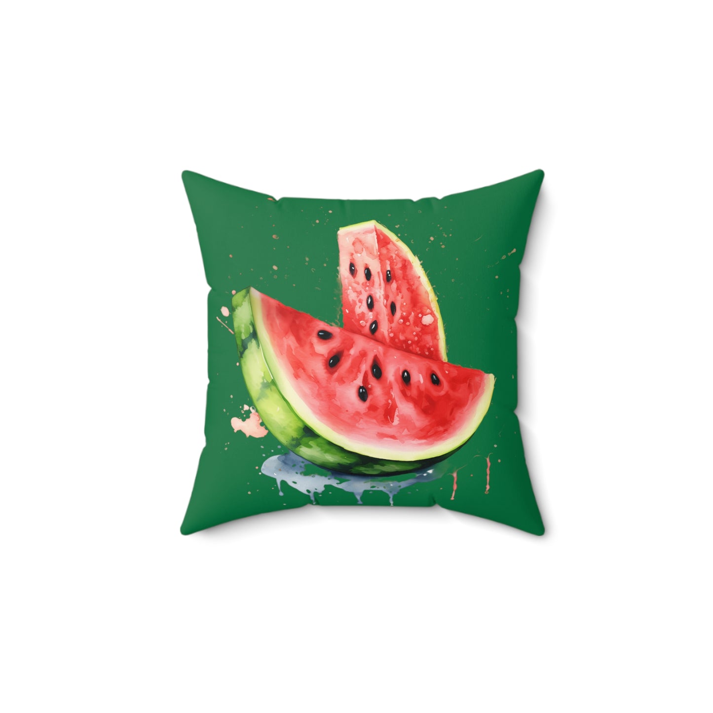 Watermelon, Spun Polyester Square Pillow