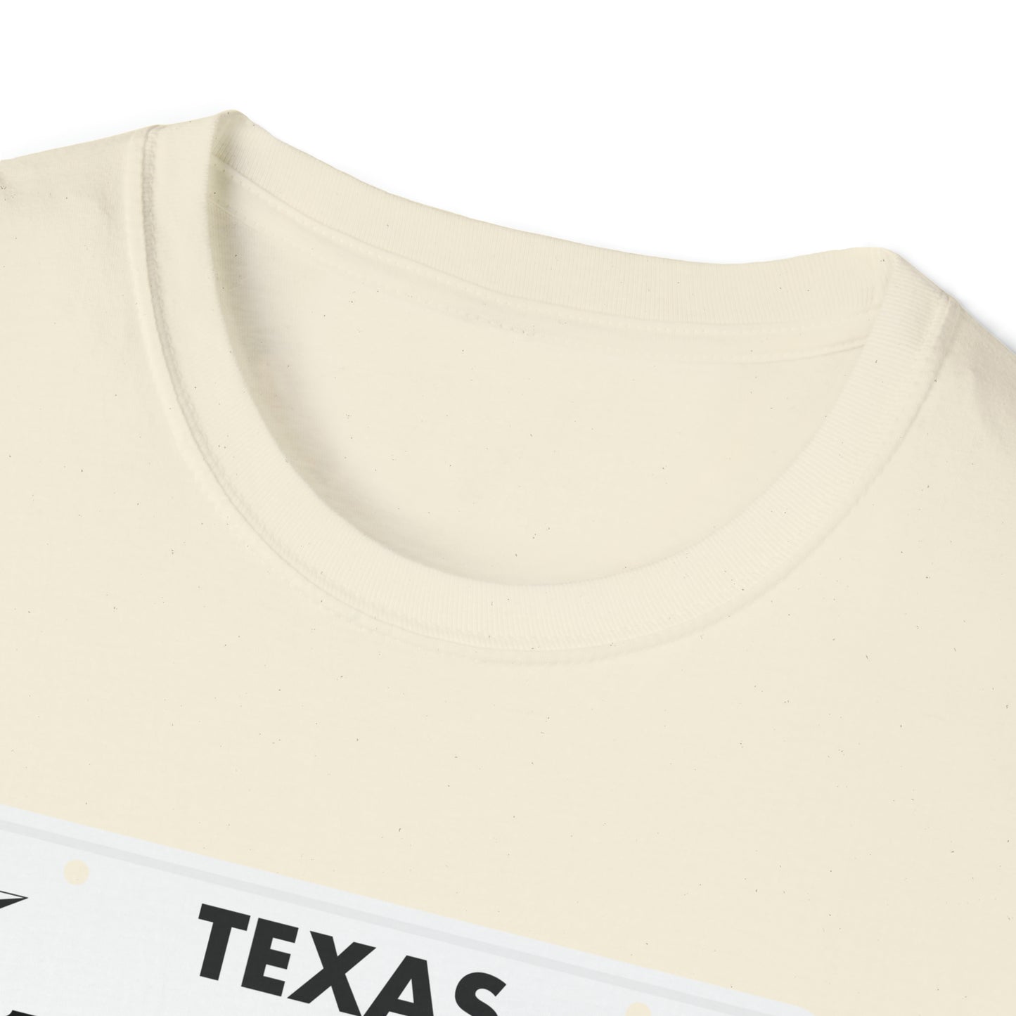 Chefao Texas License Plate I, Unisex Softstyle T-Shirt