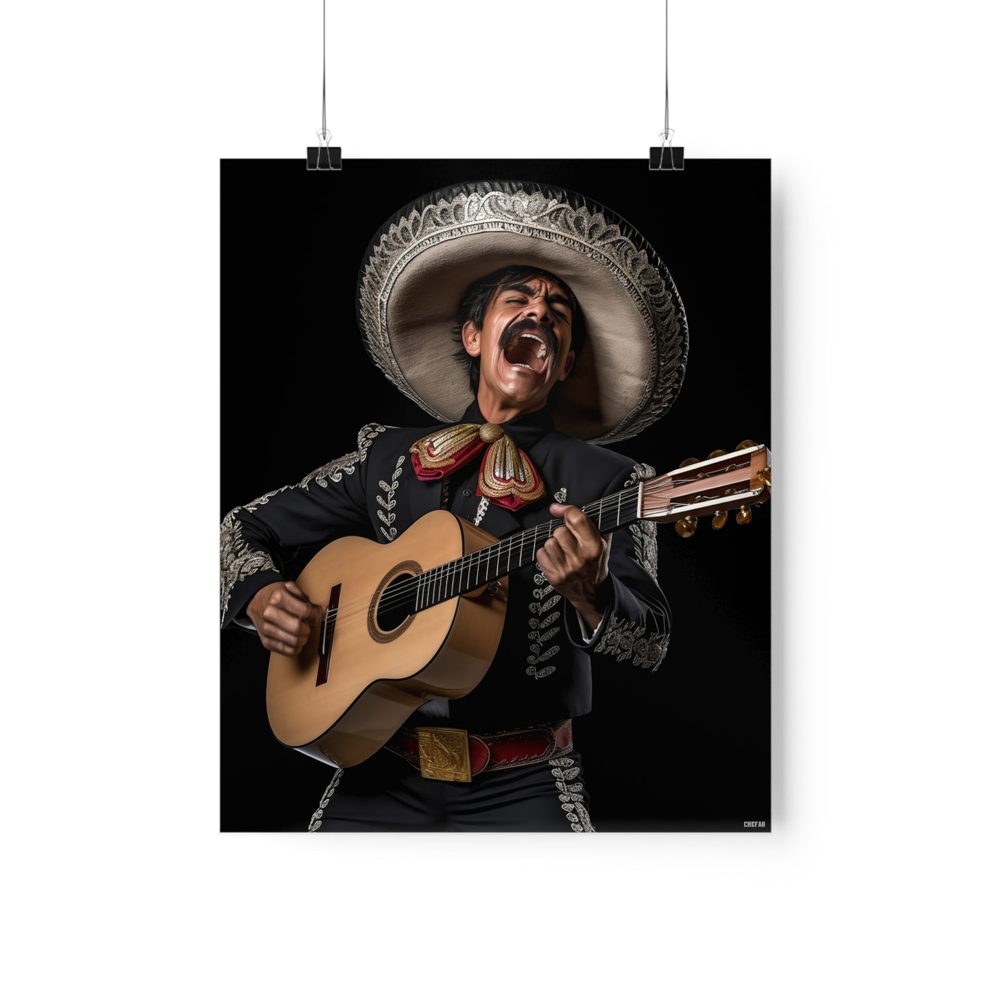 Mariachi Man, Premium Matte Vertical Posters