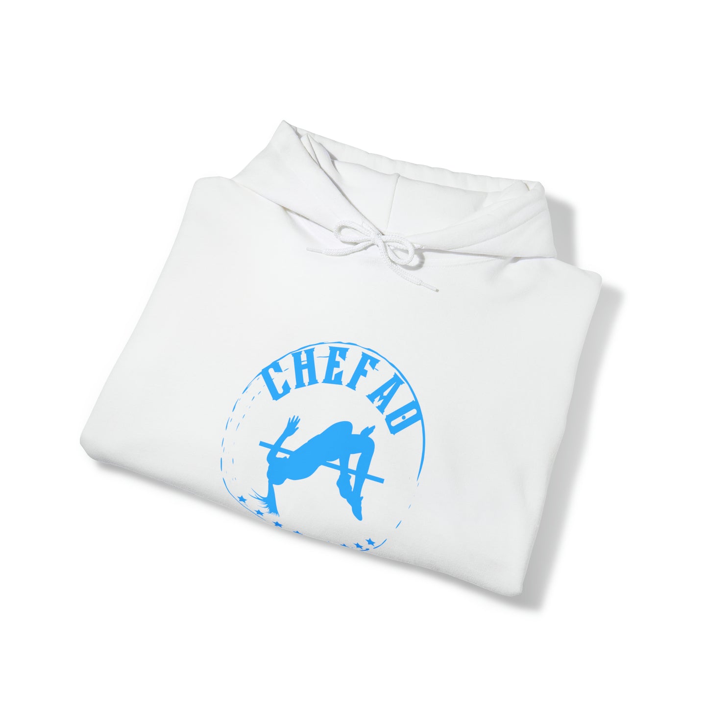 Chefao High Jump I, Unisex Heavy Blend Hooded Sweatshirt