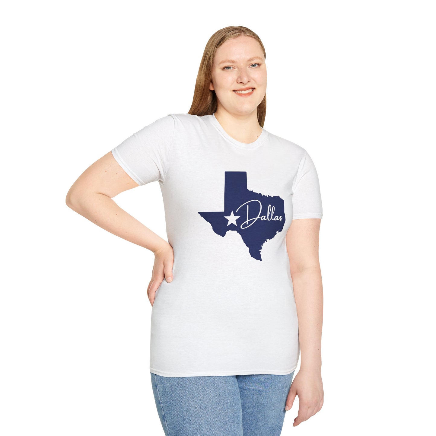 Chefao Dallas, Texas I, Unisex Softstyle T-Shirt