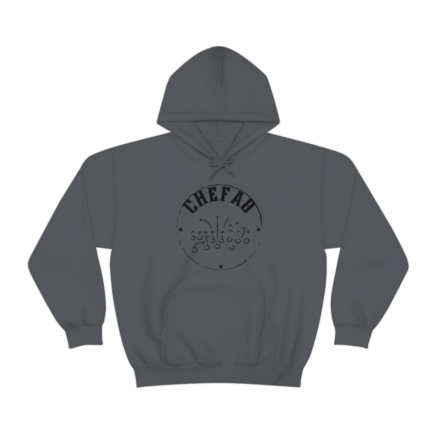 Chefao Football I, Unisex Heavy Blend Hooded Sweatshirt