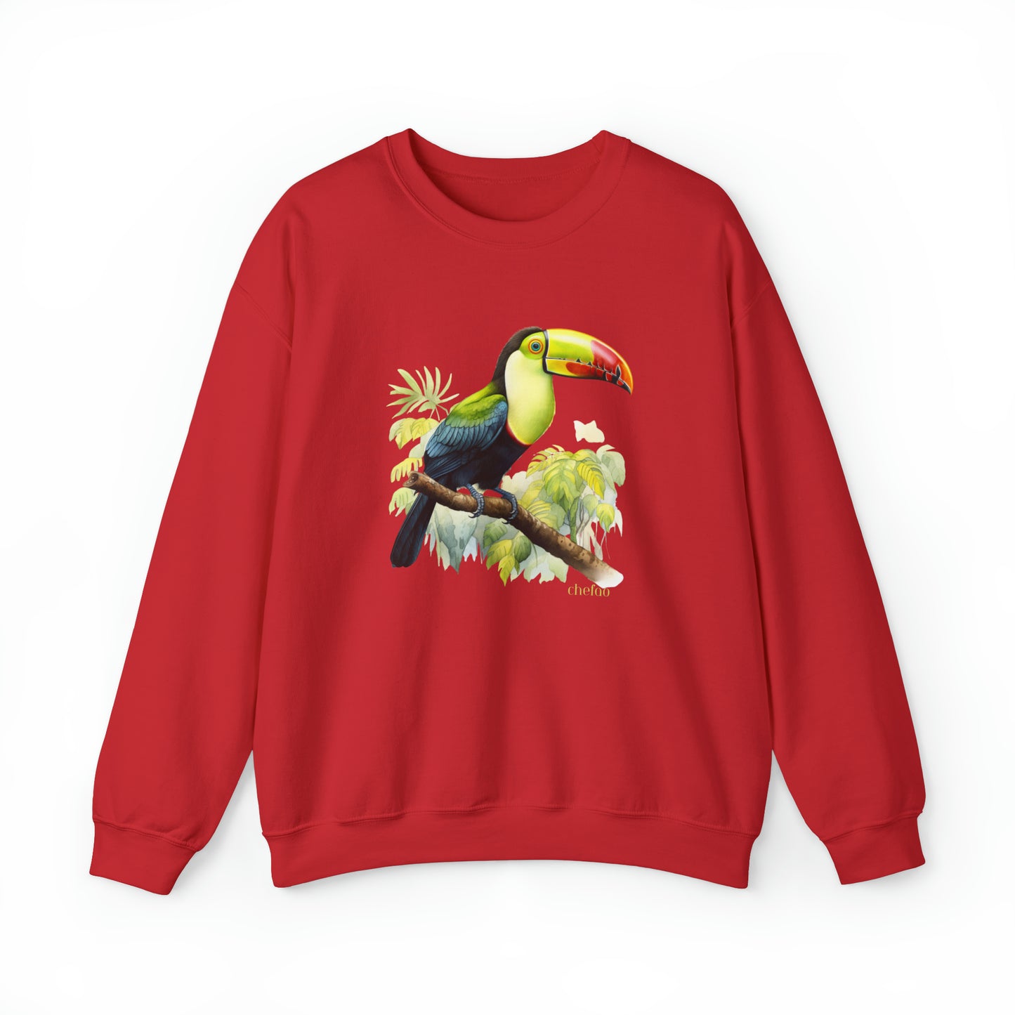 Keel Billed Toucan I, Unisex Heavy Blend Crewneck Sweatshirt