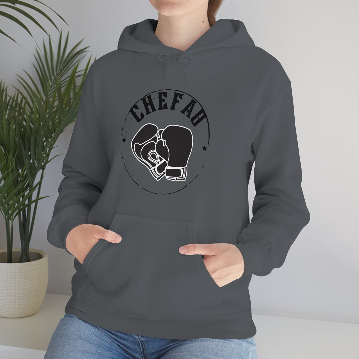 Chefao Boxing I, Unisex Heavy Blend Hooded Sweatshirt