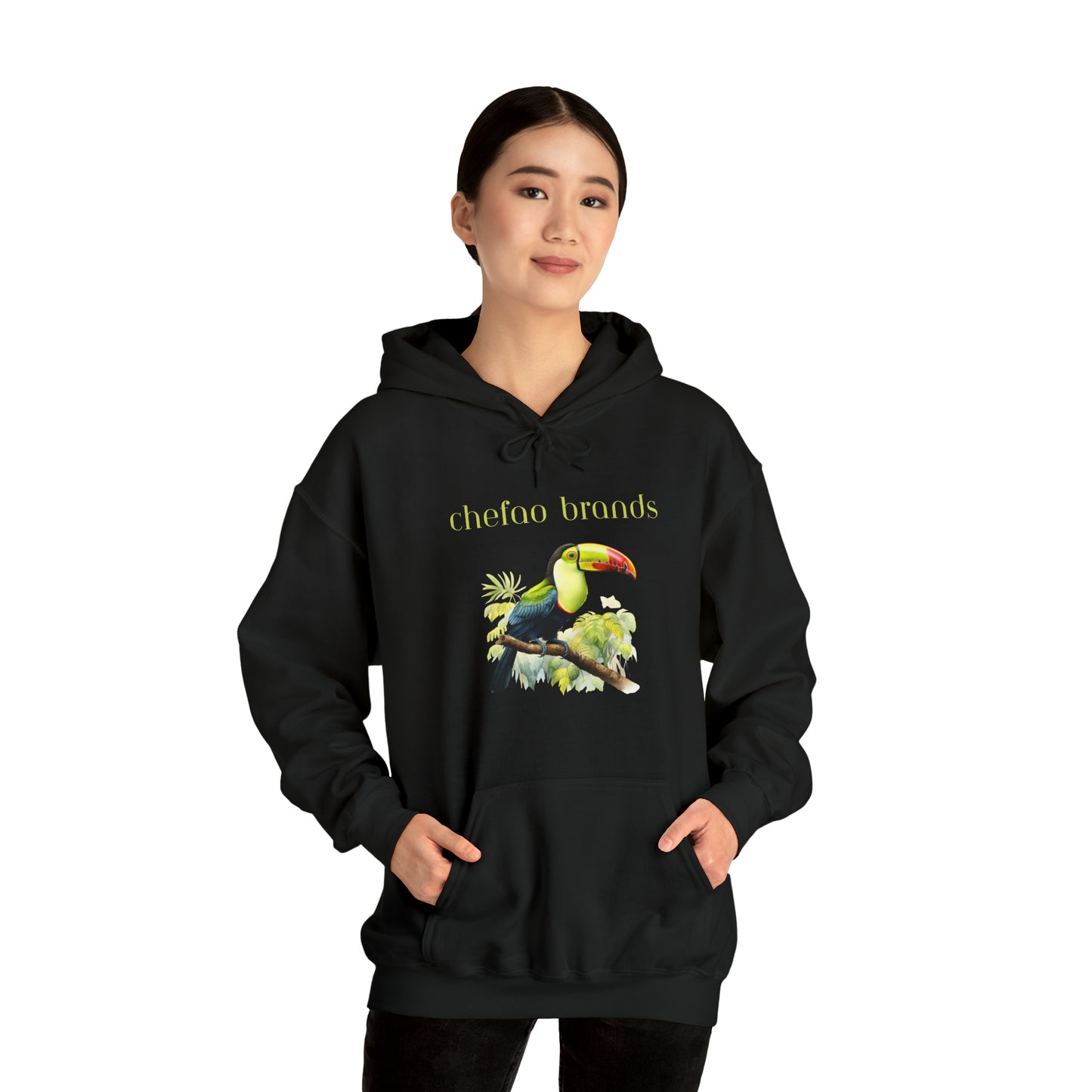 Keel Billed Toucan I, Unisex Heavy Blend Hooded Sweatshirt