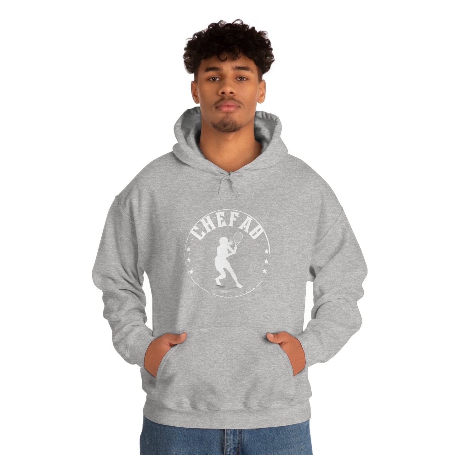 Chefao Tennis III, Unisex Heavy Blend Hooded Sweatshirt