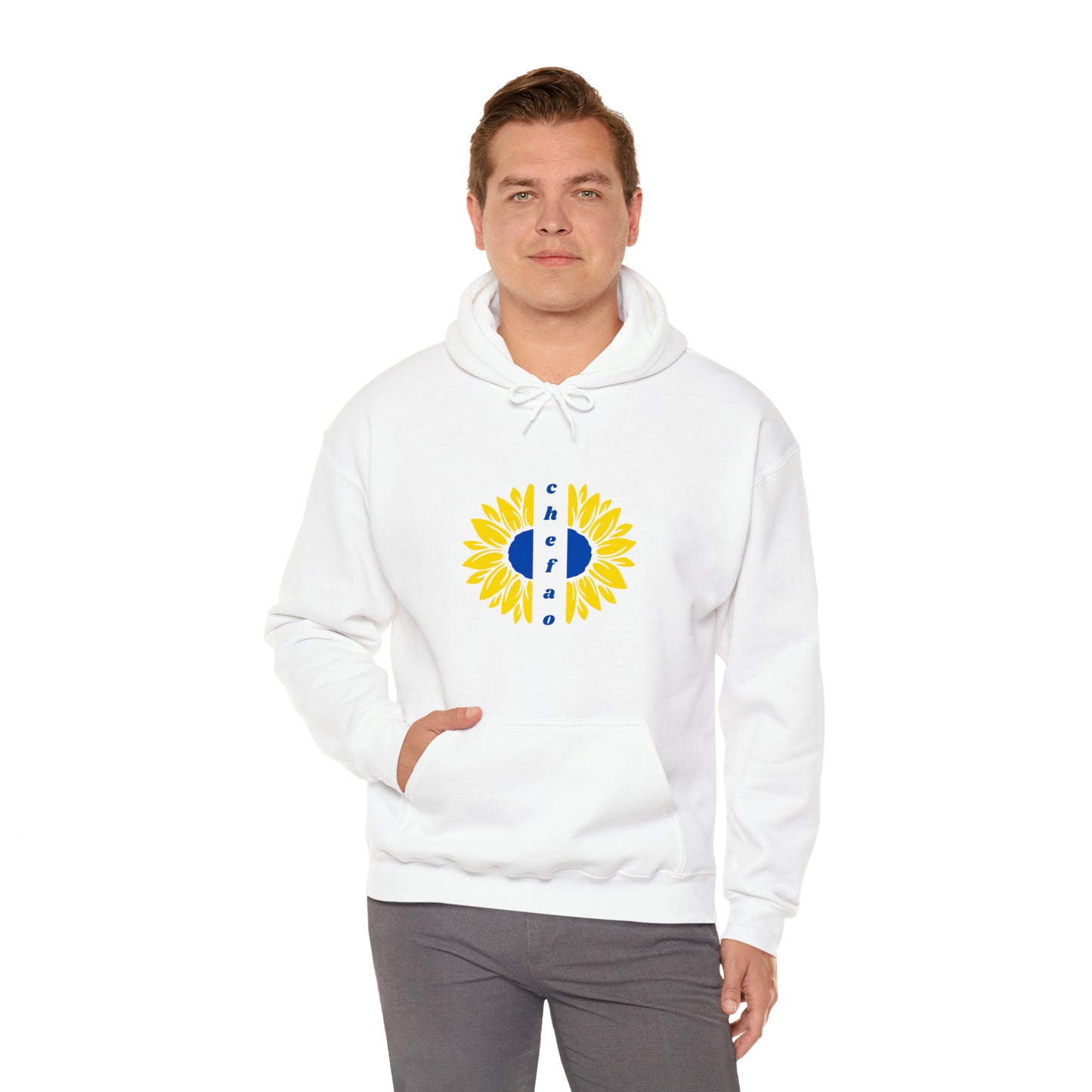 Chefao Sunflower II, Unisex Heavy Blend Hooded Sweatshirt