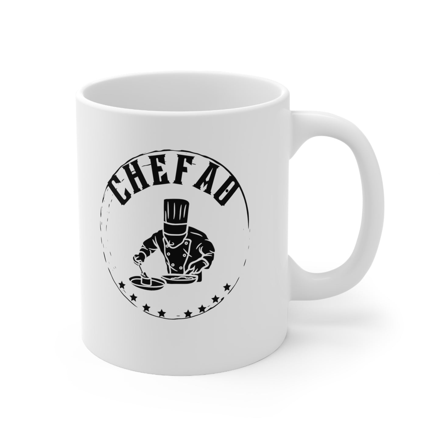 Chefao Chef I, White Coffee Mug, 11oz