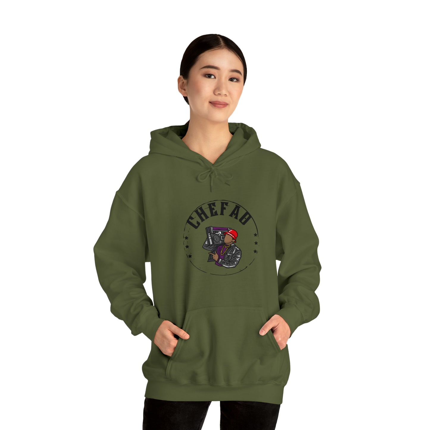 Chefao Rap II, Unisex Heavy Blend Hooded Sweatshirt