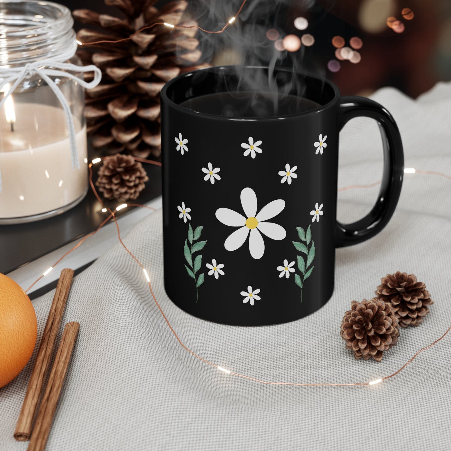 Chamomile Flower Mug, 11oz