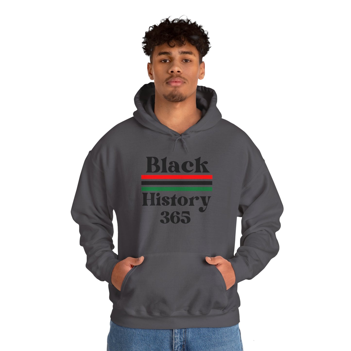 Chefao Black History 365, Unisex Heavy Blend Hooded Sweatshirt