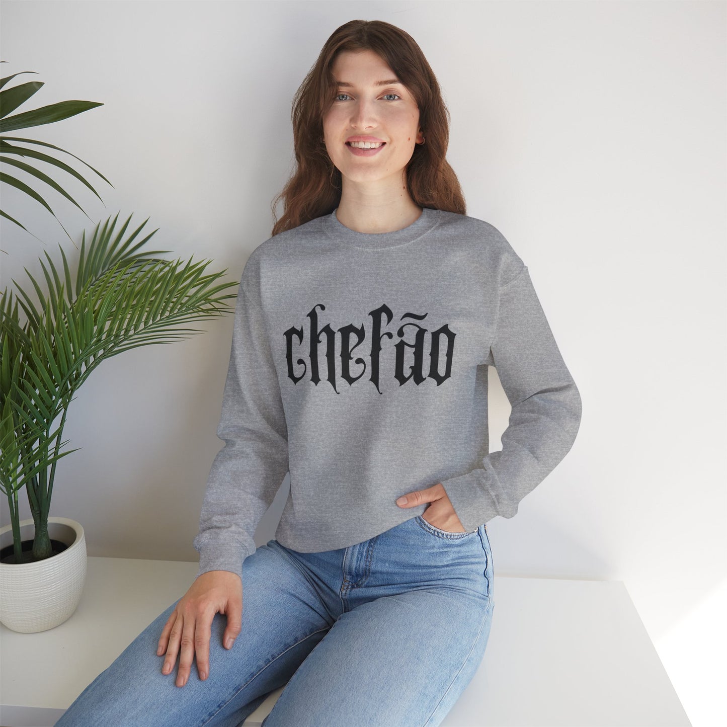 Chefao Amstrong, Unisex Heavy Blend Crewneck Sweatshirt