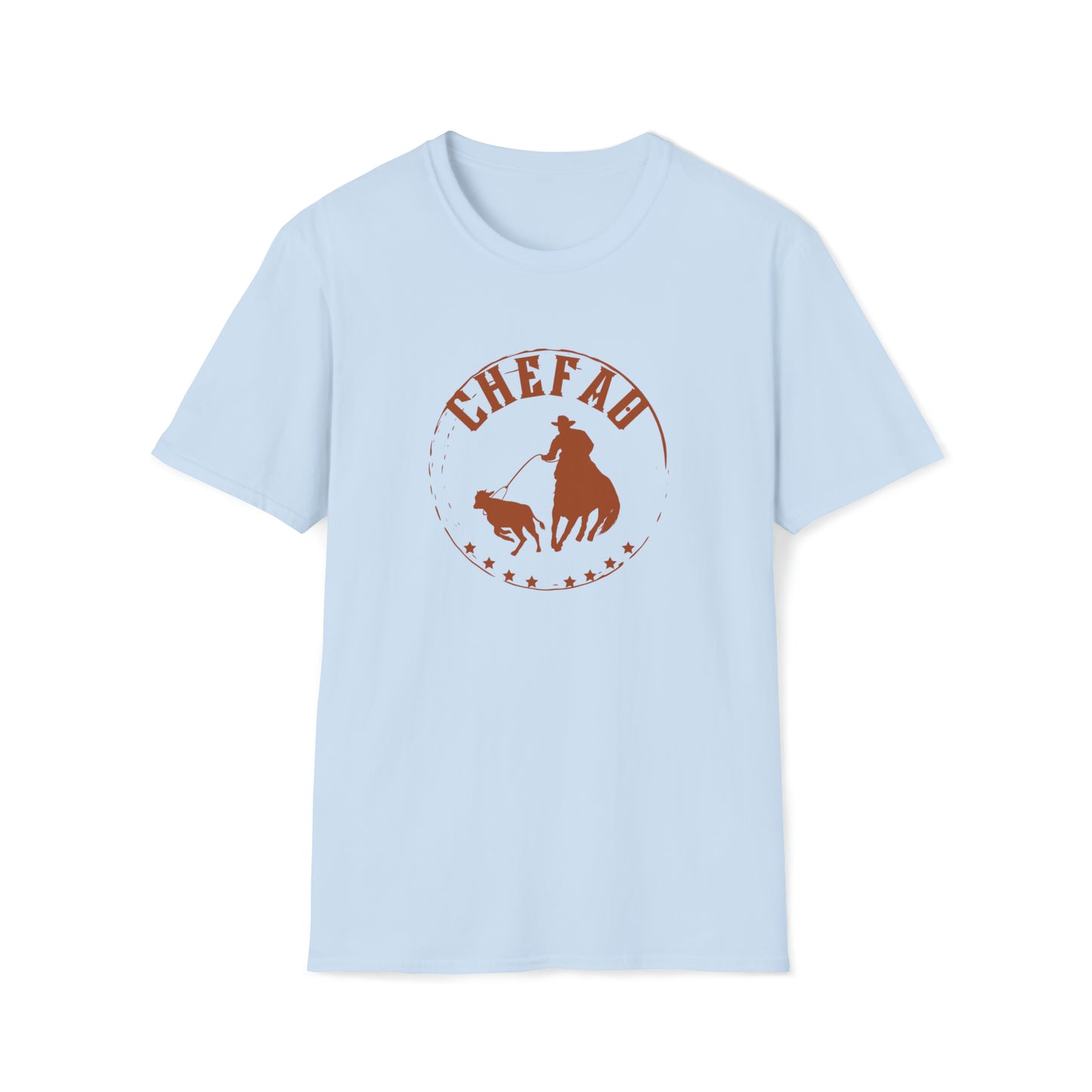 Chefao Calf Roping I, Unisex Softstyle T-Shirt