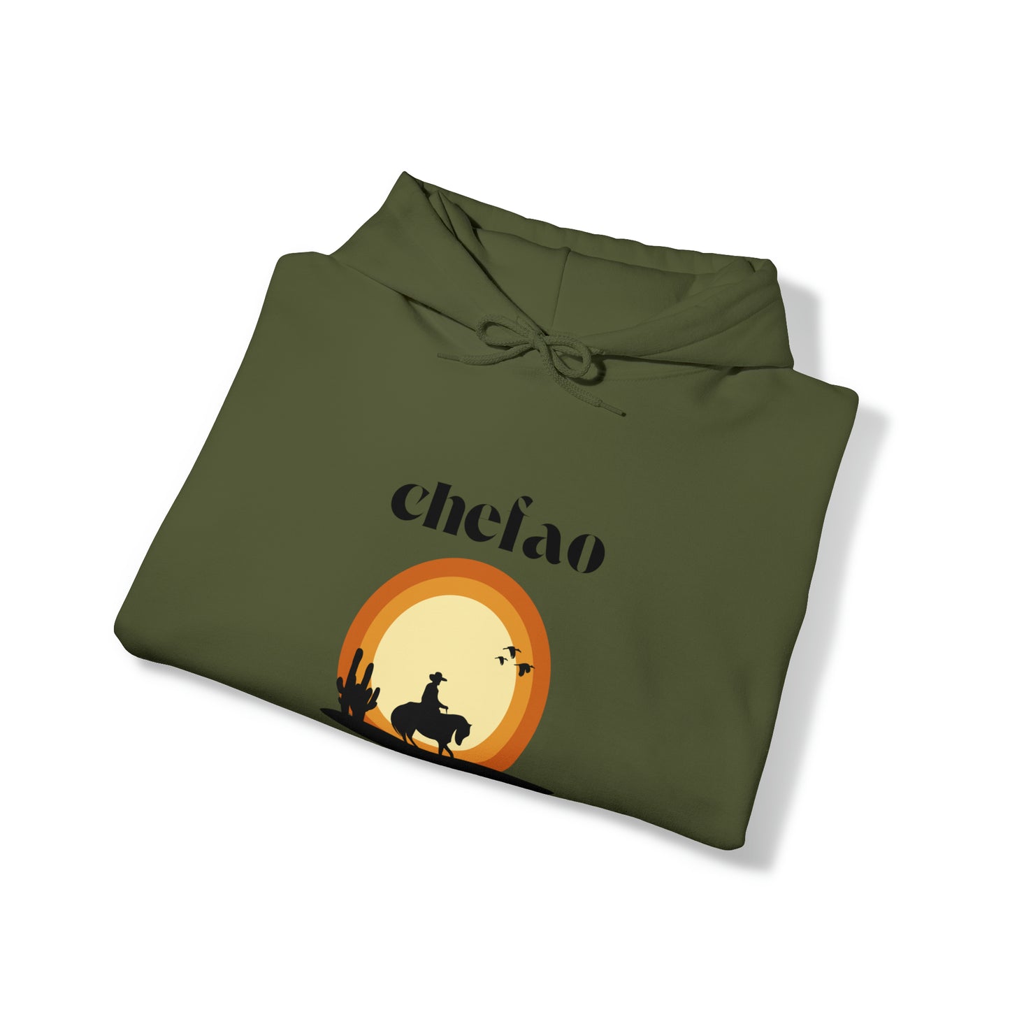 Chefao Cowboy VI, Unisex Heavy Blend Hooded Sweatshirt