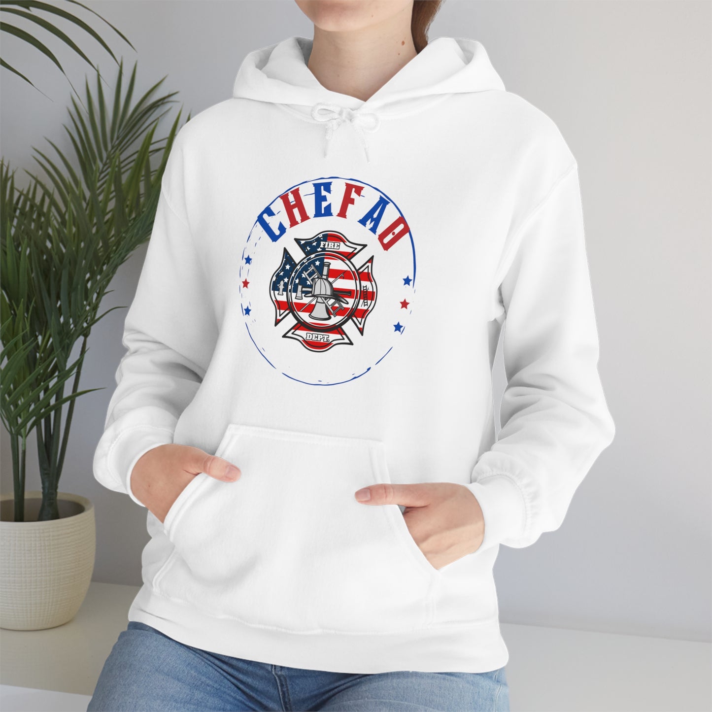 Chefao Fire II, Unisex Heavy Blend Hooded Sweatshirt