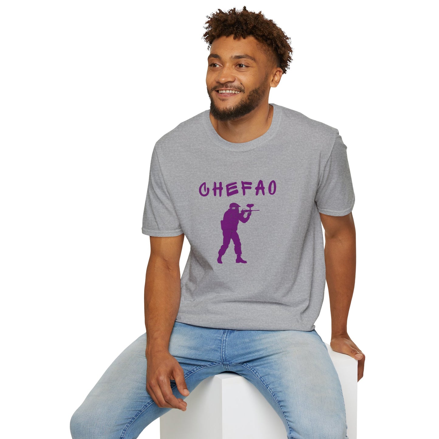 Chefao Paintball I, Unisex Softstyle T-Shirt