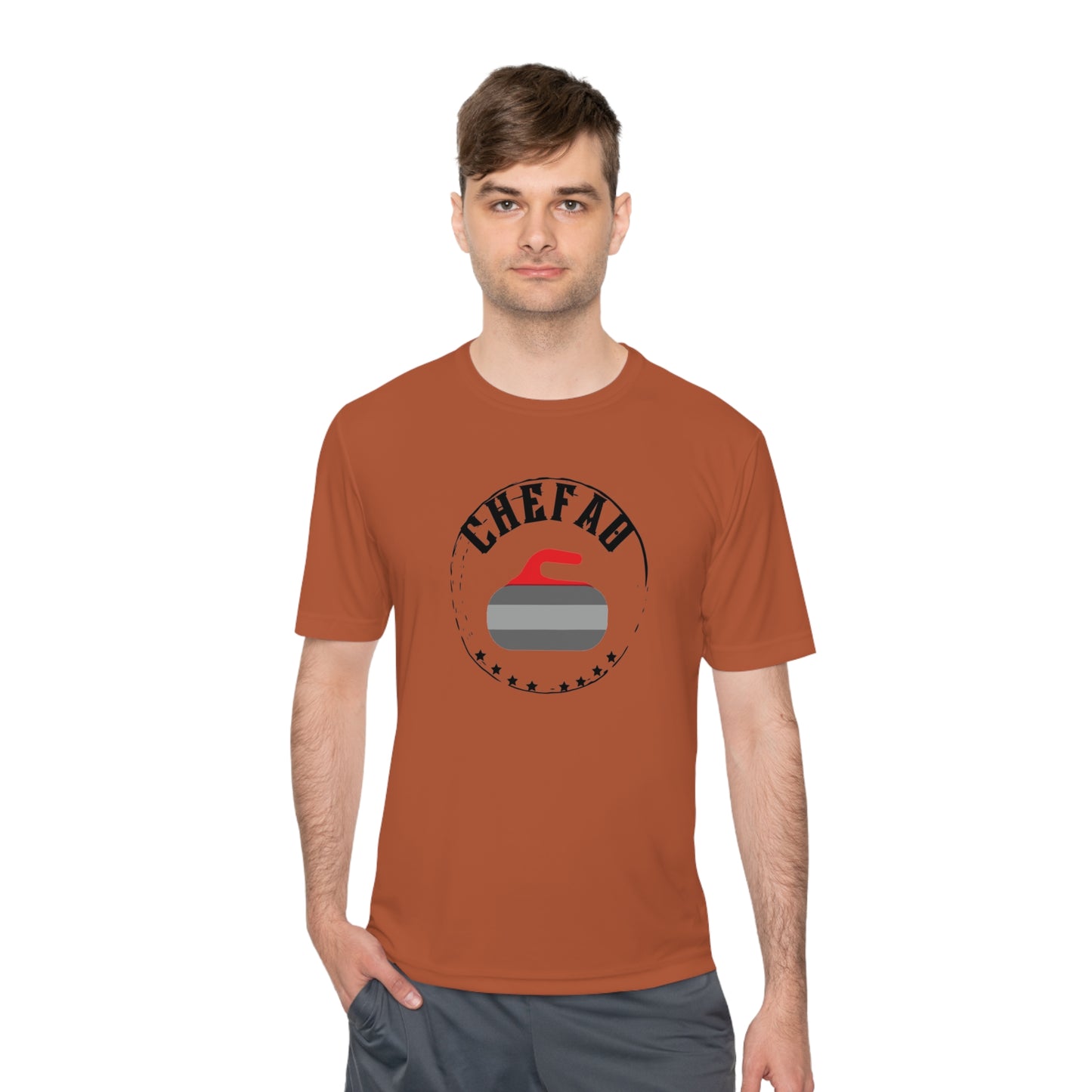 Chefao Curling I, Unisex Moisture Wicking Tee