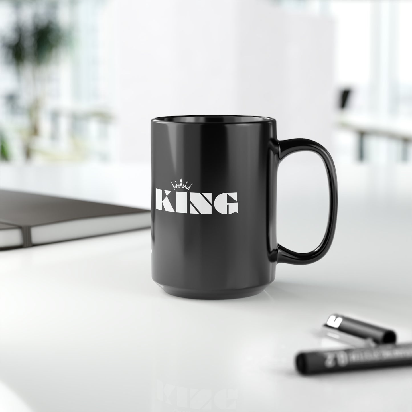 Chefao King I, Black Mug, 15oz