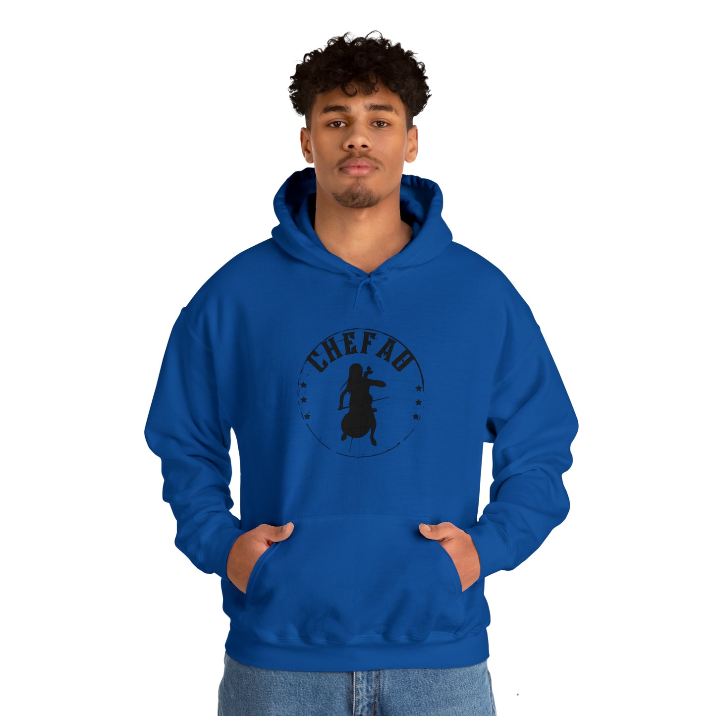 Chefao Cello I, Unisex Heavy Blend Hooded Sweatshirt