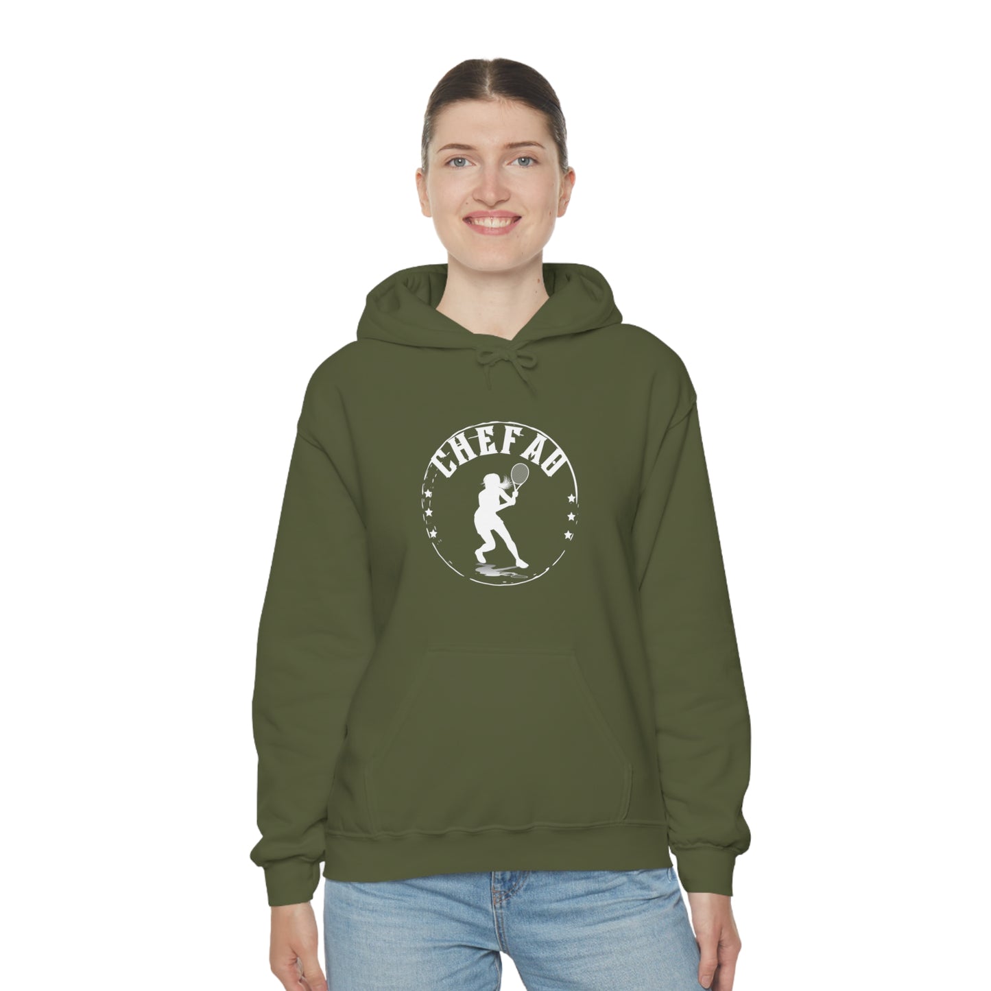 Chefao Tennis III, Unisex Heavy Blend Hooded Sweatshirt