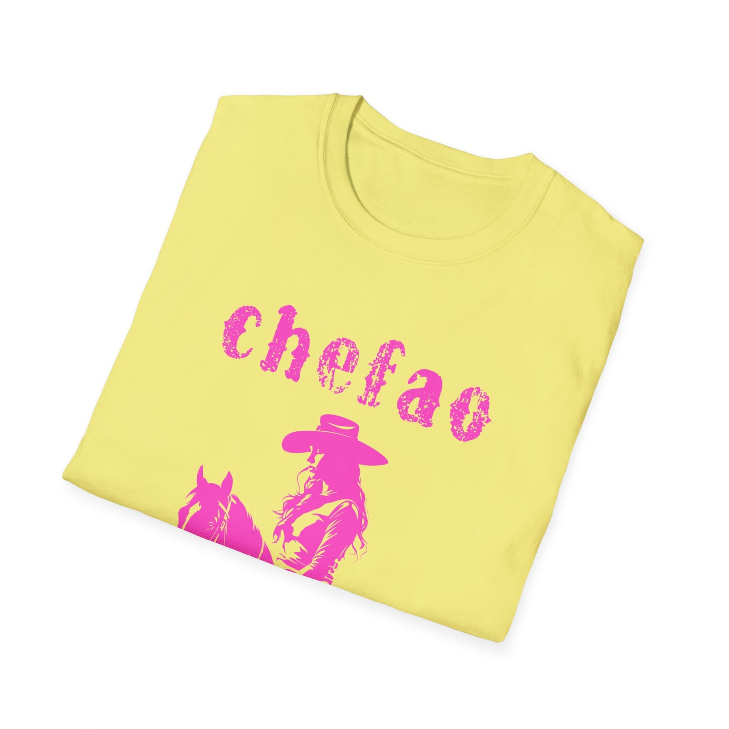 Chefao Cowgirl VIII, Unisex Softstyle T-Shirt