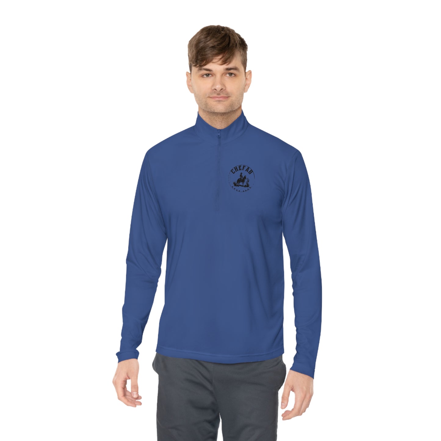 Chefao Cowboy I, Unisex Quarter-Zip Pullover