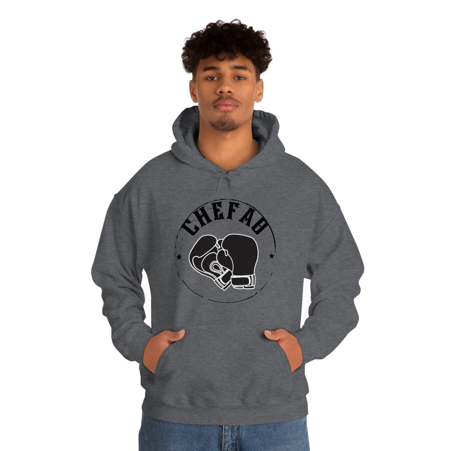 Chefao Boxing I, Unisex Heavy Blend Hooded Sweatshirt