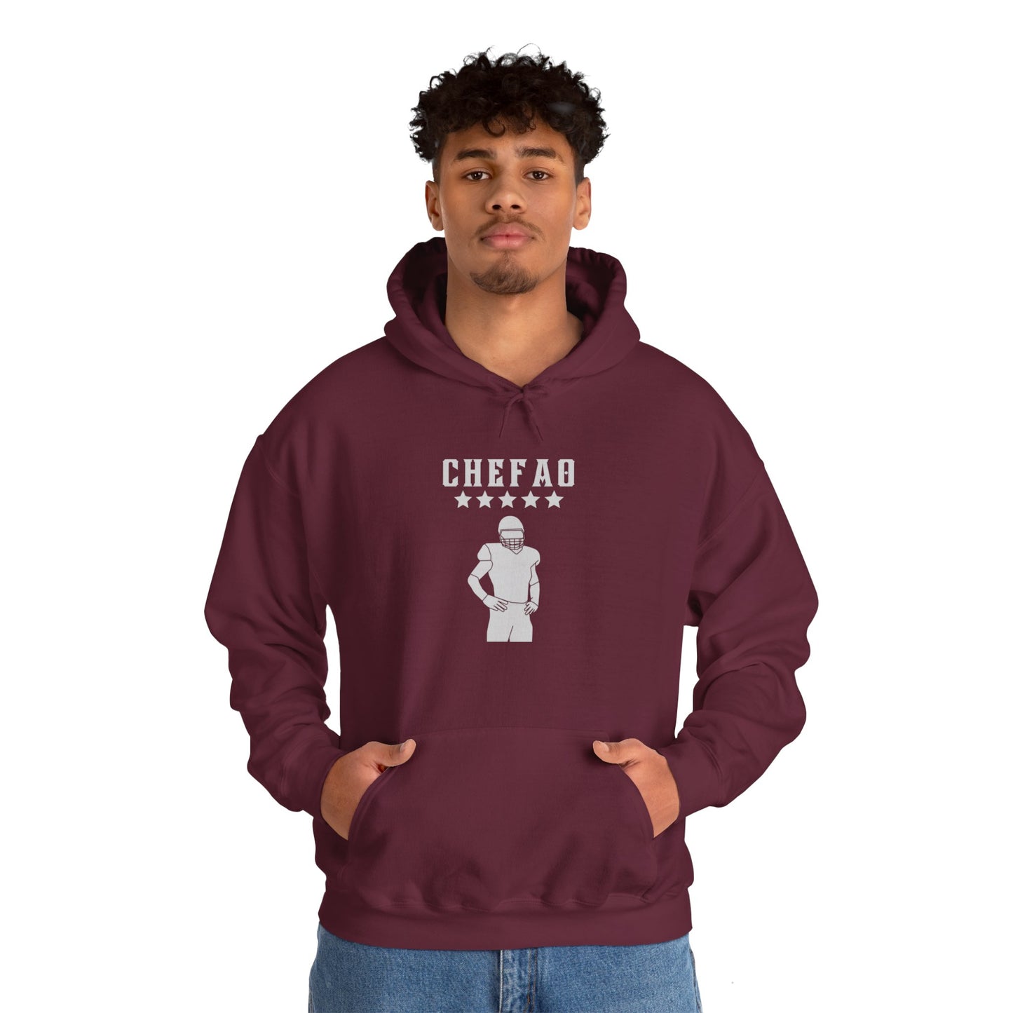 Chefao Football III, Unisex Heavy Blend Hooded Sweatshirt