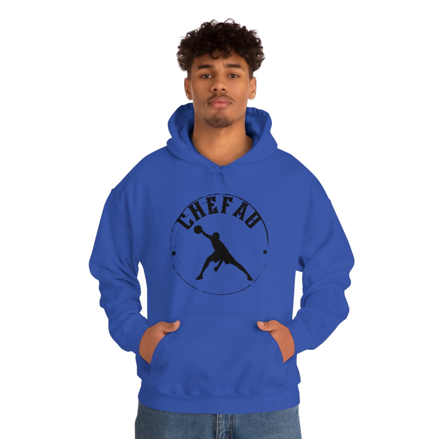 Chefao Basketball III, Unisex Heavy Blend Hooded Sweatshirt