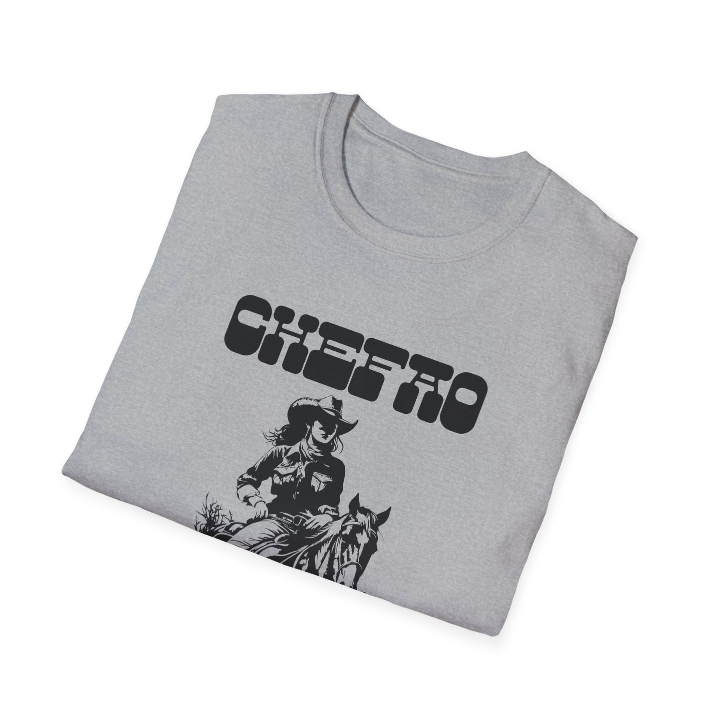 Chefao Cowgirl V, Unisex Softstyle T-Shirt