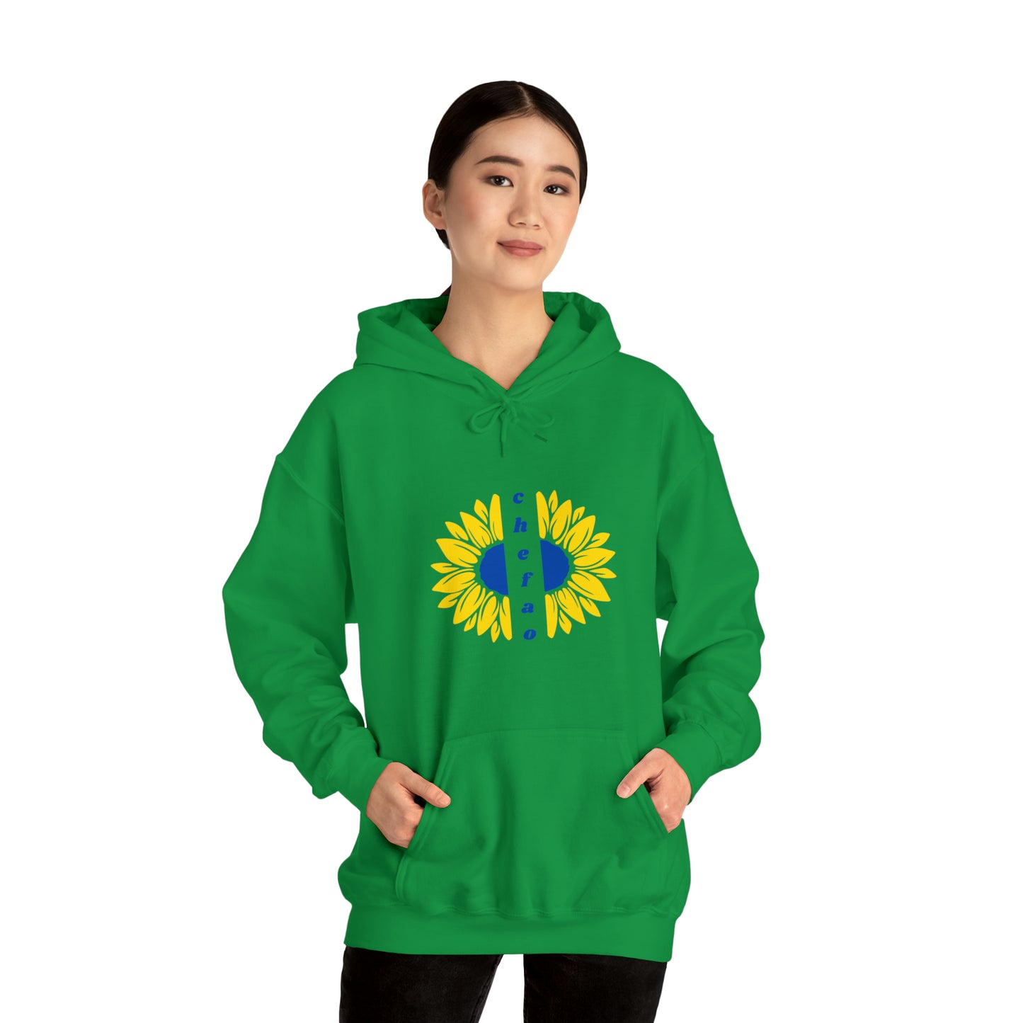 Chefao Sunflower II, Unisex Heavy Blend Hooded Sweatshirt