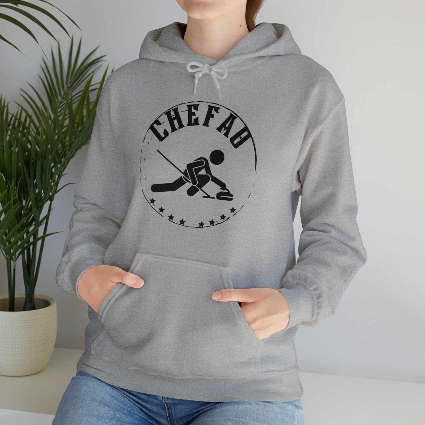 Chefao Curling II, Unisex Heavy Blend Hooded Sweatshirt