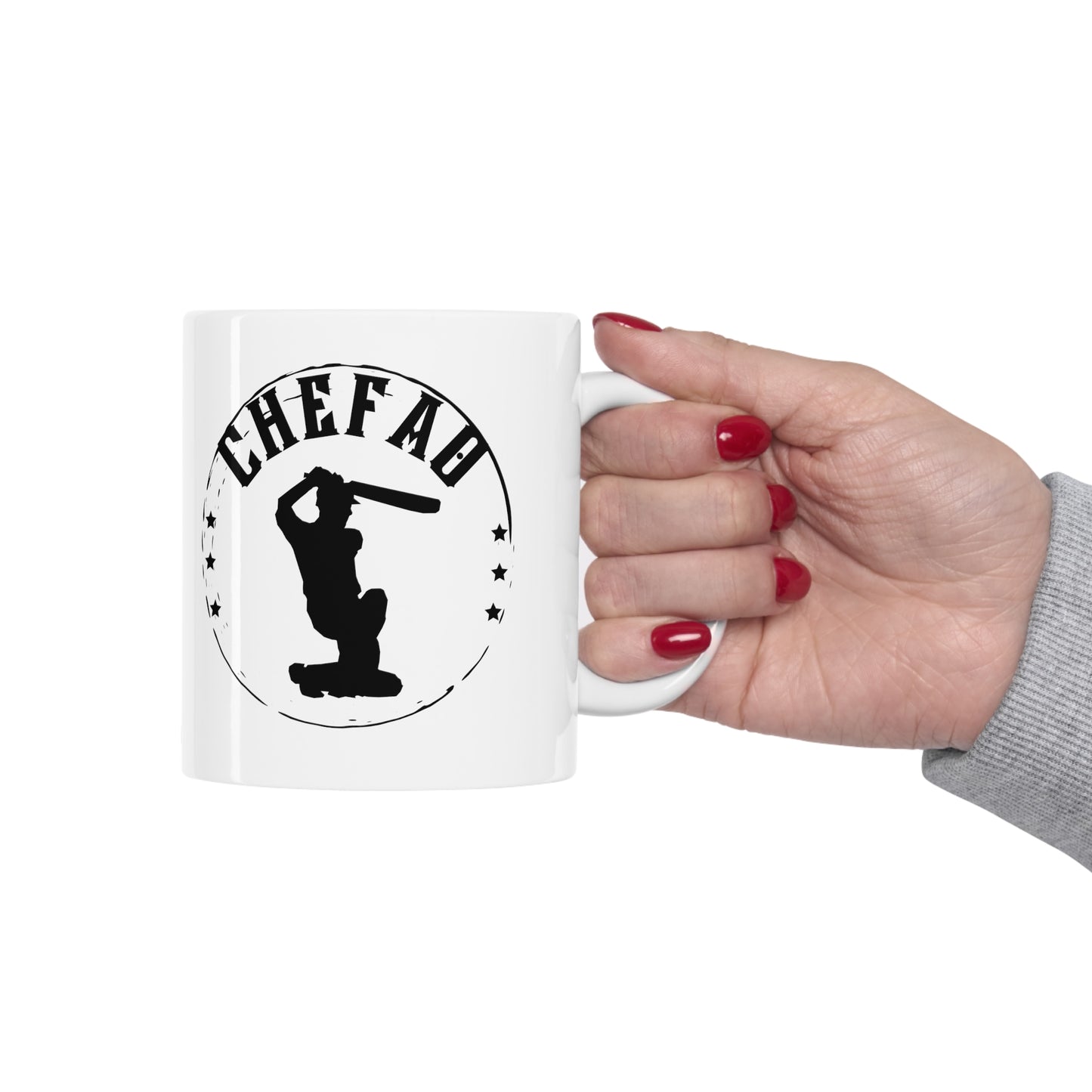 Chefao Cricket l, White Coffee Mug 11oz