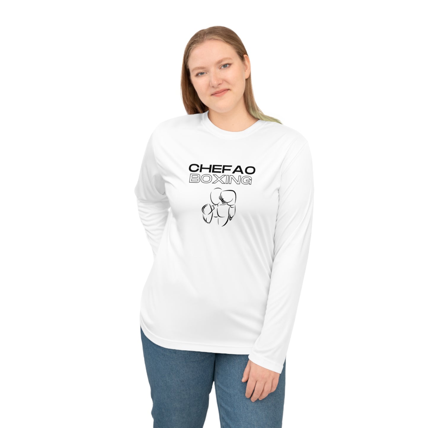 Chefao Boxing IV, Unisex Performance Long Sleeve Shirt