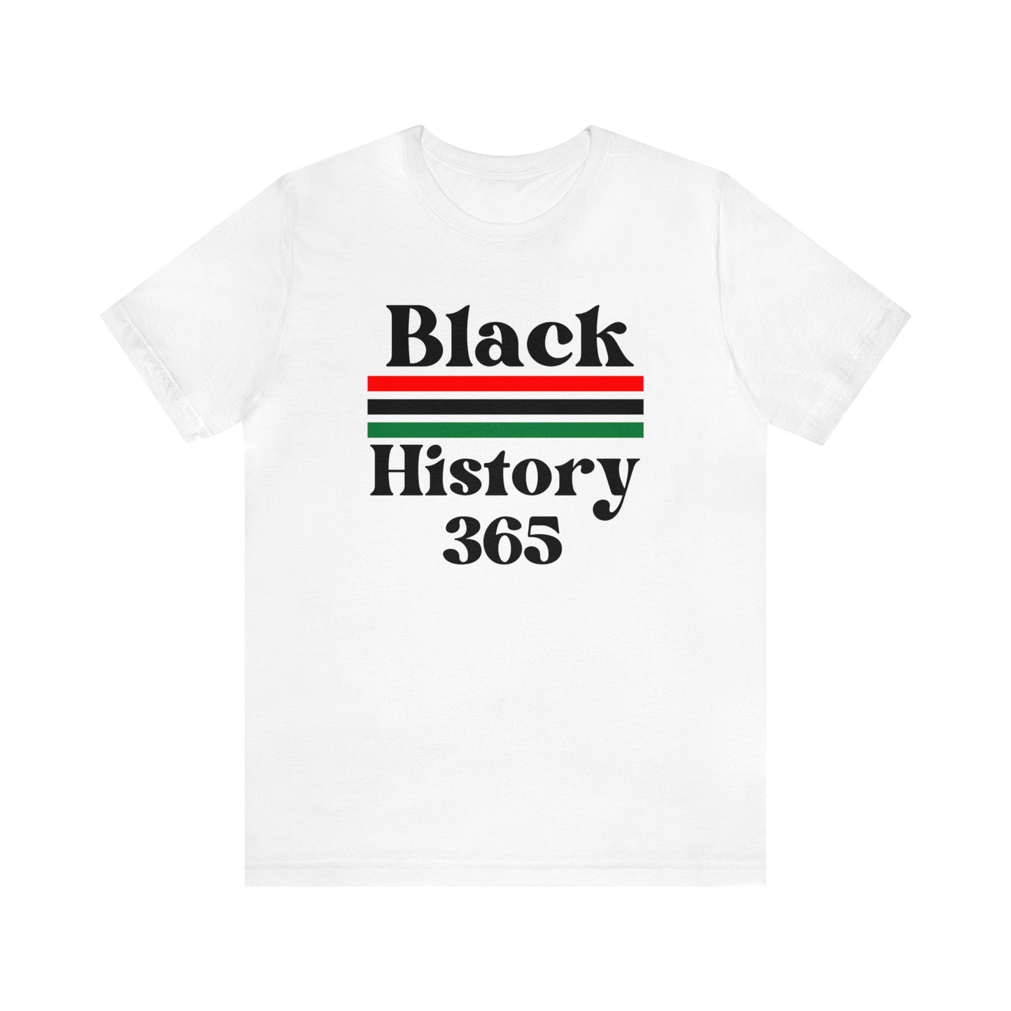 Chefao Black History 365, Unisex Jersey Short Sleeve Tee