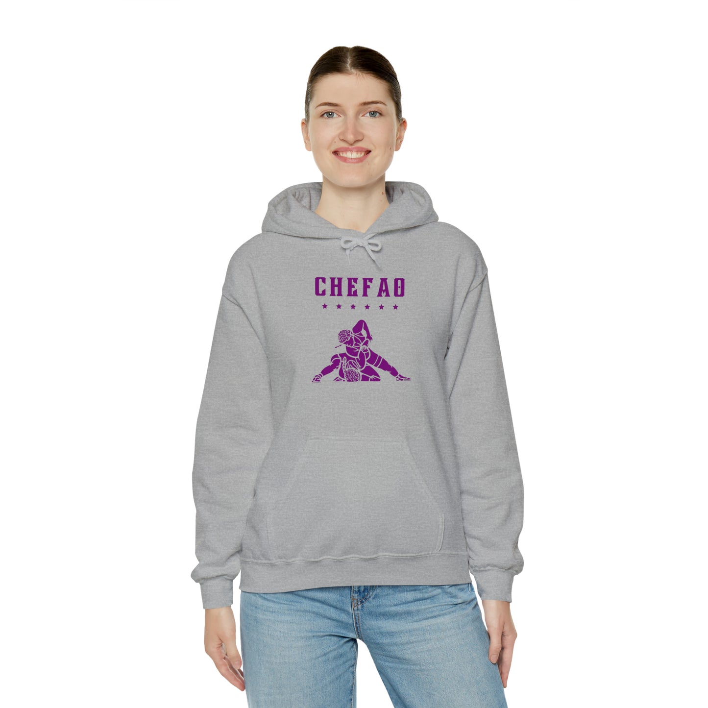 Chefao Wrestling III, Unisex Heavy Blend Hooded Sweatshirt