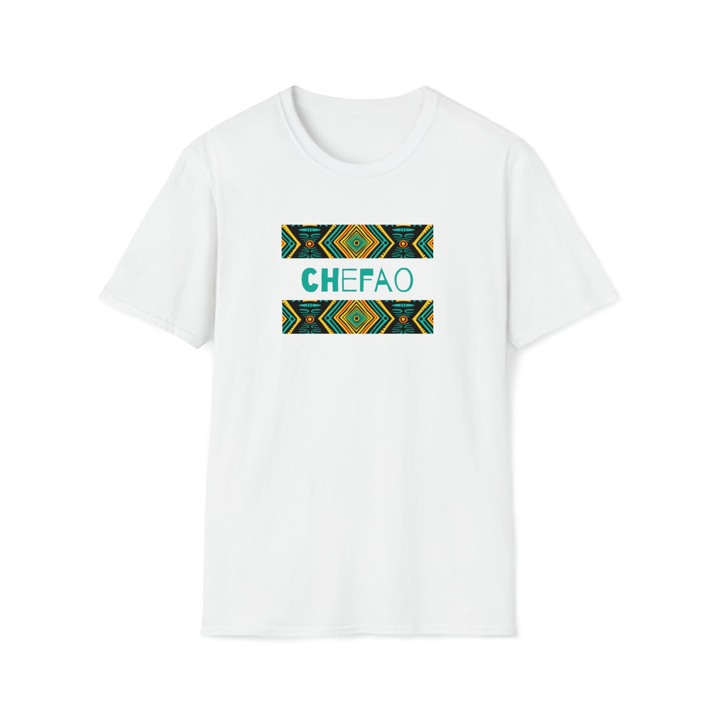 Chefao Dashiki Print I, Unisex Softstyle T-Shirt